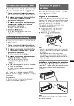 Preview for 105 page of Sony MEX-BT2900 Operating Instructions Manual