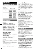 Preview for 6 page of Sony MEX-BT2950 Operating Instructions Manual