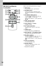 Preview for 14 page of Sony MEX-BT2950 Operating Instructions Manual