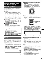 Предварительный просмотр 17 страницы Sony MEX-BT2950 Operating Instructions Manual