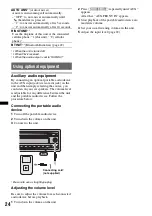 Preview for 24 page of Sony MEX-BT2950 Operating Instructions Manual