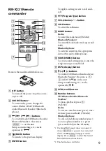 Предварительный просмотр 9 страницы Sony MEX-BT3000P Operating Instructions Manual