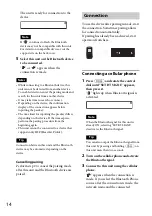 Preview for 14 page of Sony MEX-BT3000P Operating Instructions Manual