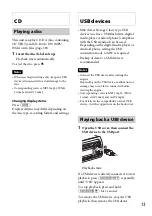 Предварительный просмотр 13 страницы Sony MEX-BT3100P Operating Instructions Manual