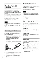 Предварительный просмотр 16 страницы Sony MEX-BT3100P Operating Instructions Manual