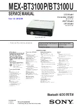 Sony MEX-BT3100P Service Manual предпросмотр