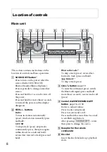 Предварительный просмотр 8 страницы Sony MEX-BT3100U Operating Instructions Manual