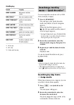 Preview for 17 page of Sony MEX-BT3100U Operating Instructions Manual