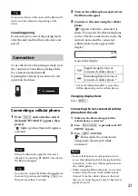 Preview for 21 page of Sony MEX-BT3100U Operating Instructions Manual