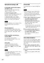 Preview for 24 page of Sony MEX-BT3100U Operating Instructions Manual