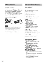 Preview for 182 page of Sony MEX-BT3100U Operating Instructions Manual