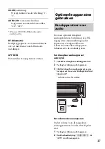 Preview for 225 page of Sony MEX-BT3100U Operating Instructions Manual