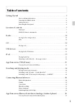 Preview for 3 page of Sony MEX-BT3150U Operating Instructions Manual