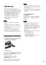 Предварительный просмотр 13 страницы Sony MEX-BT31PW Operating Instructions Manual