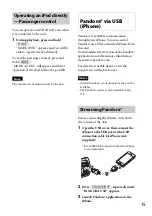 Предварительный просмотр 15 страницы Sony MEX-BT31PW Operating Instructions Manual