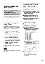 Предварительный просмотр 29 страницы Sony MEX-BT31PW Operating Instructions Manual