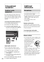 Предварительный просмотр 34 страницы Sony MEX-BT31PW Operating Instructions Manual