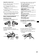 Предварительный просмотр 21 страницы Sony MEX-BT3600U Operating Instructions Manual