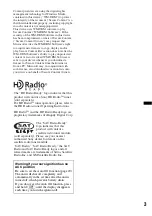 Preview for 3 page of Sony MEX-BT3700U Operating Instructions Manual