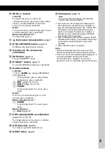 Preview for 9 page of Sony MEX-BT3700U Operating Instructions Manual