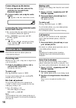 Preview for 18 page of Sony MEX-BT3700U Operating Instructions Manual