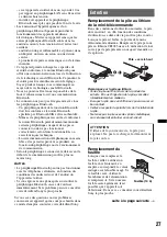 Preview for 57 page of Sony MEX-BT3700U Operating Instructions Manual