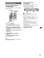 Preview for 11 page of Sony MEX-BT3750U Operating Instructions Manual