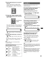 Preview for 17 page of Sony MEX-BT3750U Operating Instructions Manual