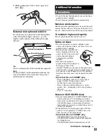 Preview for 23 page of Sony MEX-BT3750U Operating Instructions Manual