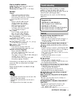 Preview for 27 page of Sony MEX-BT3750U Operating Instructions Manual