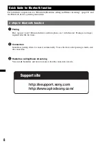 Preview for 8 page of Sony MEX-BT3800U - Bluetooth Audio System Operating Instructions Manual