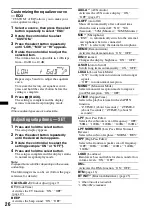 Preview for 26 page of Sony MEX-BT3800U - Bluetooth Audio System Operating Instructions Manual