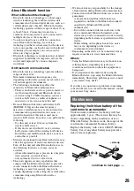 Preview for 29 page of Sony MEX-BT3800U - Bluetooth Audio System Operating Instructions Manual