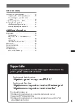 Предварительный просмотр 5 страницы Sony MEX-BT3850U Operating Instructions Manual