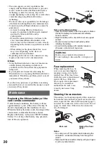 Предварительный просмотр 30 страницы Sony MEX-BT3850U Operating Instructions Manual