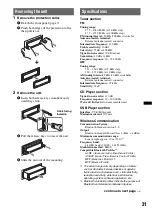 Предварительный просмотр 31 страницы Sony MEX-BT3850U Operating Instructions Manual