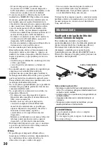 Предварительный просмотр 64 страницы Sony MEX-BT38UW - Bt Slot Usb 1wire Operating Instructions Manual