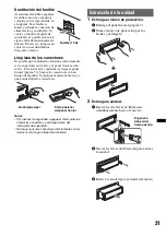 Предварительный просмотр 65 страницы Sony MEX-BT38UW - Bt Slot Usb 1wire Operating Instructions Manual