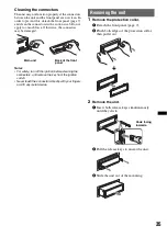 Предварительный просмотр 35 страницы Sony MEX-BT3900U Operating Instructions Manual