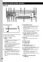 Предварительный просмотр 12 страницы Sony MEX-BT3950U Operating Instructions Manual