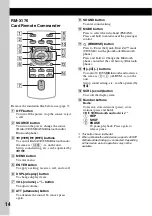 Предварительный просмотр 14 страницы Sony MEX-BT3950U Operating Instructions Manual