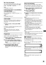 Предварительный просмотр 25 страницы Sony MEX-BT3950U Operating Instructions Manual