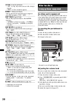 Предварительный просмотр 30 страницы Sony MEX-BT3950U Operating Instructions Manual