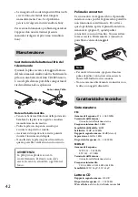 Предварительный просмотр 186 страницы Sony MEX-BT4000U Operating Instructions Manual