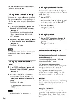 Preview for 24 page of Sony MEX-BT4050U Operating Instructions Manual