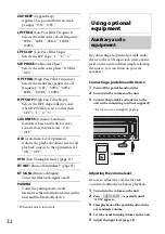 Preview for 32 page of Sony MEX-BT4050U Operating Instructions Manual