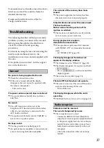 Preview for 37 page of Sony MEX-BT4050U Operating Instructions Manual