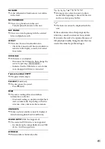 Preview for 41 page of Sony MEX-BT4050U Operating Instructions Manual