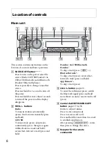 Предварительный просмотр 8 страницы Sony MEX-BT4100P Operating Instructions Manual