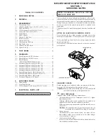 Предварительный просмотр 3 страницы Sony MEX-BT4100P Service Manual